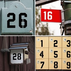 DXCYZ 4 Inch Large Number Stencils Kit 0-9 Address Number Stencils, 10PCS Reu…
