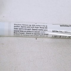 35531 Sharpie Oil-Based Paint Marker, White Ink, Extra Fine Tip, Pack of 1 EA