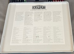Derwent: Sketching Collection – 24 Mixed Media Drawing Materials METAL TIN