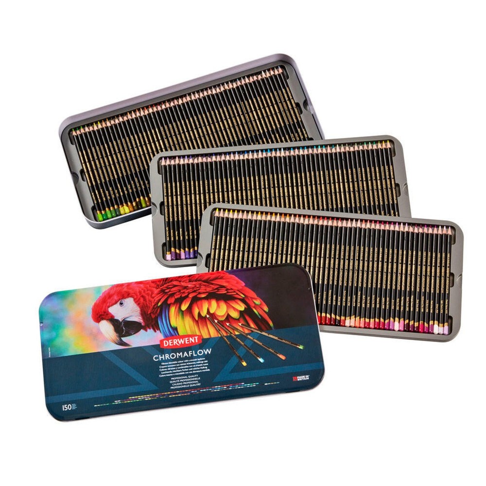 Derwent Chromaflow 150 Set Coloured Pencils