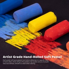 Professional Soft Pastels, 40 Portrait Colors Chalk Pastels Vibrant Smooth an…