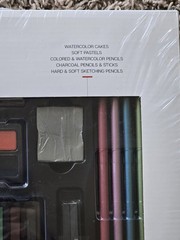 NEW KingArt Mixed Media Set 51 Watercolor Sketching Charcoal Colored Pencils