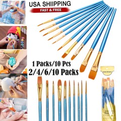 20/40/80/100PC Best Model Miniature Paint Brushes Small Detail Art Paint Brush