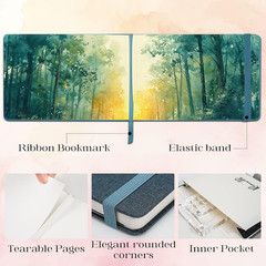 Watercolor Journal Sketchbook, 3.5″ x 5.5″ Sketch Books 3.5x 5.5 Inch Navy Blue