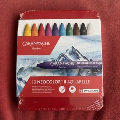 Caran d’Ache 10 Neocolor II Aquarelle Brand New Sealed Free UK P&P Art Supplies