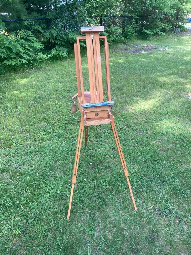 VINTAGE – JULLIAN HALF BOX – FIELD / TRAVEL EASEL – FRANCE
