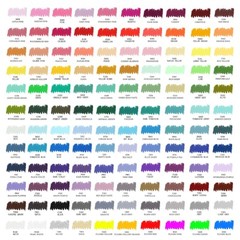 Oil Pastels Set of 120 Colors, Including 6 Neon Colors, Soft Oil Pastels for Art