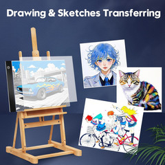 A4 Diamond Art Light Board, Ultra-Thin Light Pad for Painting, Light Table Traci