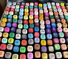 168 Colors Art Markers Pens, Dual Tips Alcohol Markers Permanent Sketch Markers