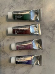 Kusakabe Artist Watercolor Single Pigment Cool Granulating, Staining, Warm Used