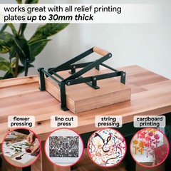 Linocut Printing Hand Press Machine Lino Cuts Linoleum Blocks for Printmaking