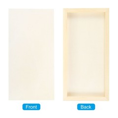 6″x12″ Wood Panels Board,6Pcs Unfinished Wood Canvas Boards for Painting