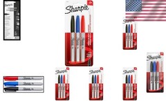 Sharpie Fine Point Markers, Pack of 5, Assorted Colors