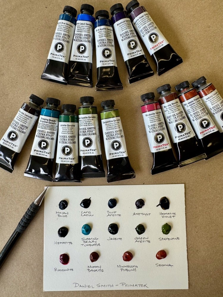 Primatek 14 Color Dot sheet – Daniel Smith Extra Fine Watercolors