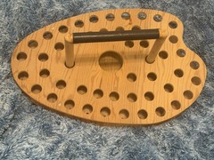 Handmade – Artist Studio Wooden Paint Palette & Brush/ Tube/Supply Organizer