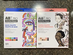 Tombow ABT Pro markers 2-pack with leather case! BRAND NEW!