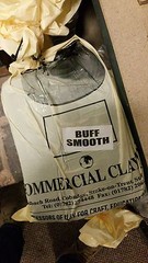 25kg of Grey Modelling Clay. General Purpose Pottery Clay 12.5Kg Bag x 2