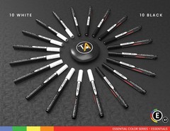 TOOLI-ART Black And White Acrylic Paint Markers Paint Pens Set For Rock Paint…