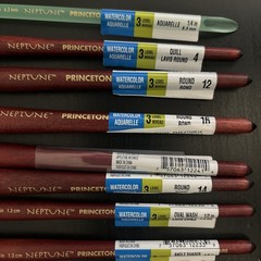 Lot 30 Princeton Neptune Synthetic Squirrel Hair Watercolor Brushes A29