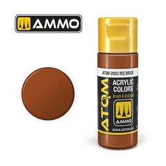 AMMO ATOM Acrylic Paint Red Brick New