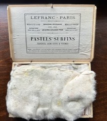Antique Artists Lefranc Paris “Superfine Pastels” Wooden Box Set Colours 🖍️