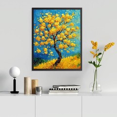 Tree Paint by Numbers for Adults, Paint by Numbers Kit for Adults Beginners, DIY