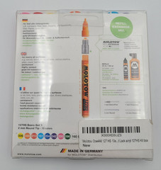 Molotow ONE4ALL Acrylic Paint Marker Set 10 Colors Refillable High Opacity NEW
