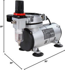 Airbrush Kit with Compressor, Multi-Purpose Airbrush Compressor Set, Dual Action