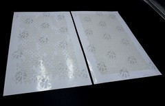 2 PACK Mylar Camouflage Stencils DIY Rifle Gun Airbrush Paint Mask Ellipse CAMO