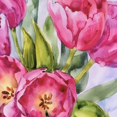 PHOENIX Watercolor Canvas Boards for Painting – 9×12 Inch/6 Pack, 100% Cotton…