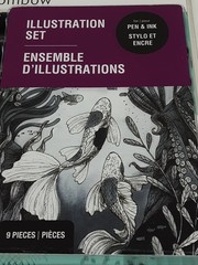 NEW Tombow Illustration Set 9 Piece Pen & Inks ABT Pro Alcohol Marker Mono Penci