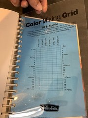 Walter Foster 1500 Color Mixing Recipes for Oil Acrylic & Watercolor By W Powell