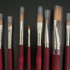 Princeton Velvetouch Pro Acrylic Paint Brushes! Lot of 20 ! NEW/FREE SHIP! A25