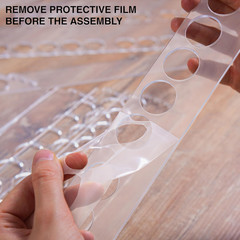Acrylic Paint Organizer – 60 Paint Bottle Holes Compatible with Citadel Bottles