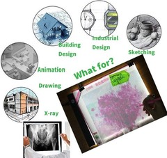 LED Tracing Light Box Ultra-Thin Portable Dimmable Art Sketching Drawing