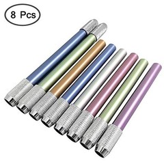 8 Extensores De Lapiz, Uno Soporte Para Boligrafo Con Mango De Metal Y Cabeza…
