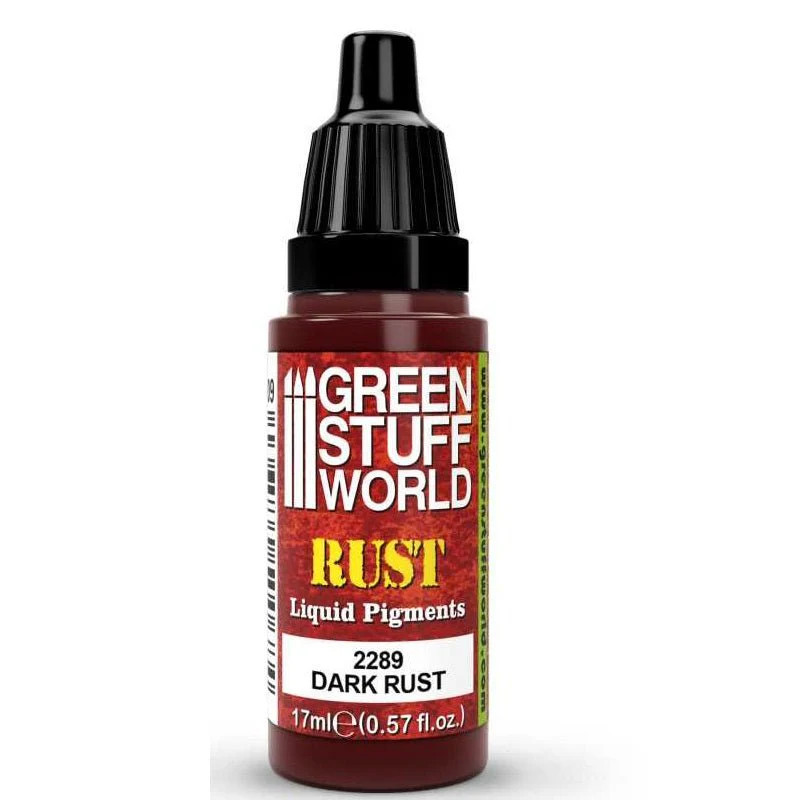 Green Stuff World for Models & Miniatures Liquid Pigments Dark Rust 2289