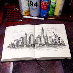 📦 24 A5 Black Sketchbooks – Tuff City Label – Bulk Artist Blackbooks 8.2 x 5.8