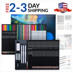 70 PCS Art Supply Drawing Set, Pro Art Supplies with Tutorial,Colored, Graphi…