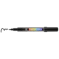 DecoColor Fine Tip Paint Marker Set Blue Red Black White Craft Pens 4 PCS