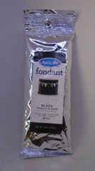 satin ice fondant black vanilla flavor 4.4 oz