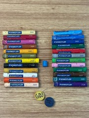 Staedtler 24 Oil Pastels Brilliant Colors Loose 822