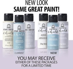 Folkart Assorted Home Décor Acrylic Chalk Paint for Crafts, Ultra Matte Finish,