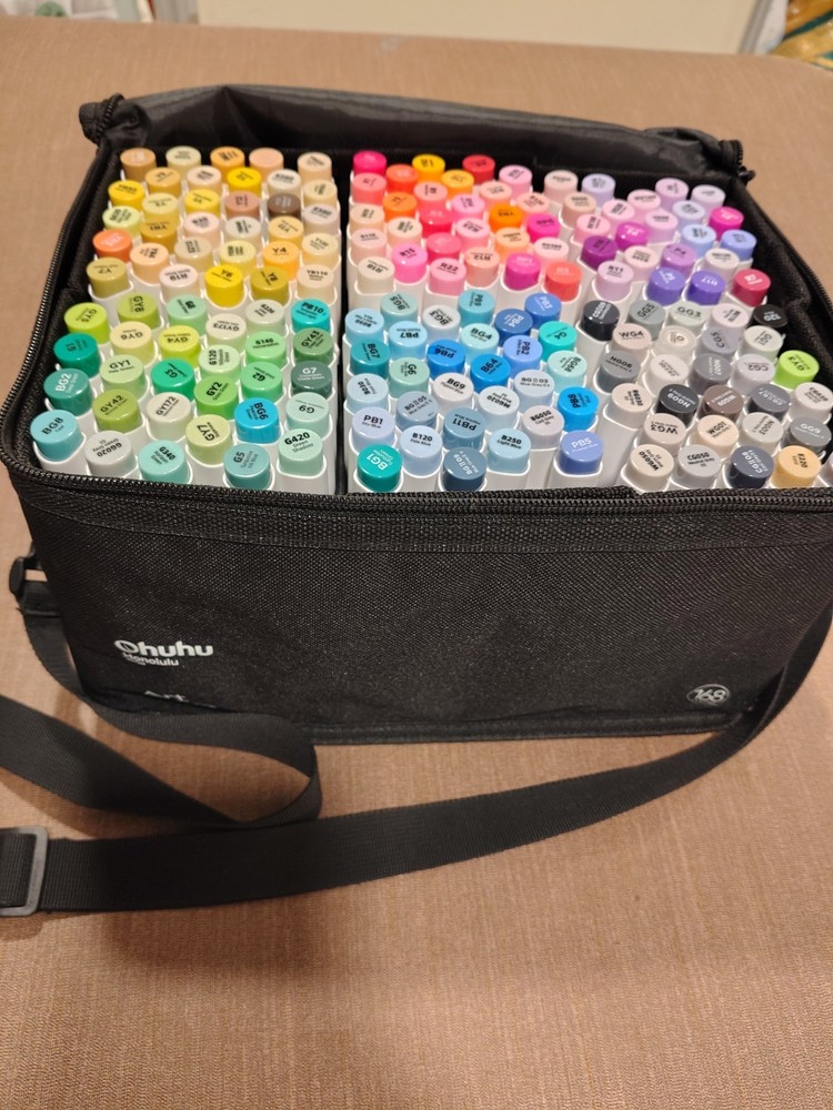 150+ OHUHU Colors Alcohol Markers with Original Case