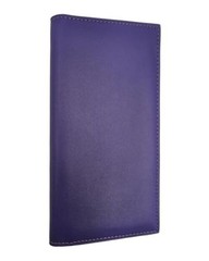 Checkbook Covers for Personal Checkbook Holder with Pen Holder Clear PVC Purple