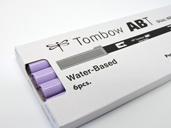 (Lot of 6) – Tombow 56570 Dual Brush Pen Art Marker, ABT 623 Purple Sage – NEW!