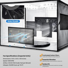 Airbrush Spray Booth with Dual Exhaust Fans,Portable Airbrush Paint Booth for Ai
