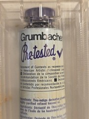 Vintage Grumbacher Pre-Tested Unused Permanent Oil Color Paint (6 Colors) 37ml.