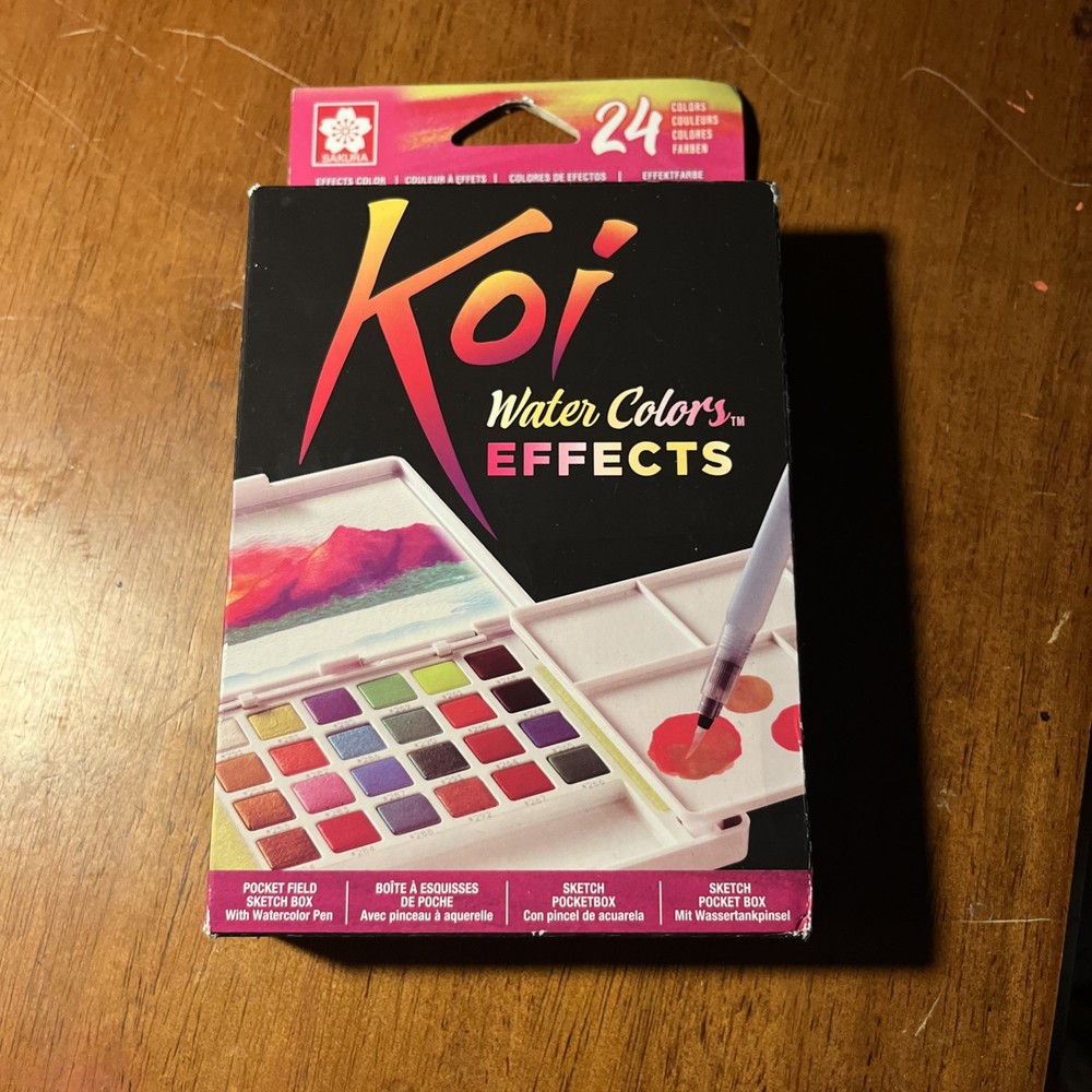 Sakura Koi Watercolor Pocket Field Sketch Box – 30 Colors-Assorted Colors – XNCW