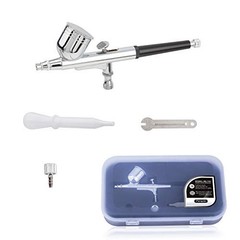 Timbertech Airbrush Kit with Compressor, Hose, Brushes, Test Paints